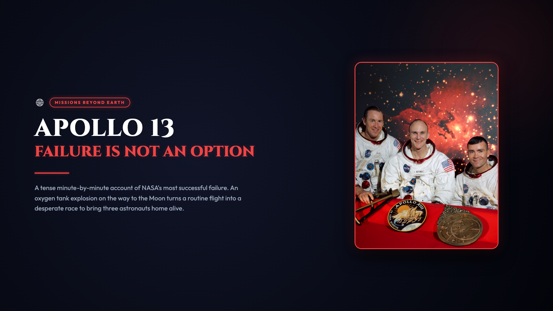 Apollo 13: Failure Is Not an Option